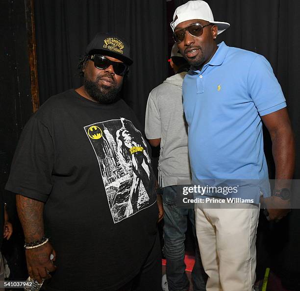 Ball & MJG attend the Birthday Bash ATL Classic Hip Hop Concert at The Tabernacle on June 17, 2016 in Atlanta, Georgia.