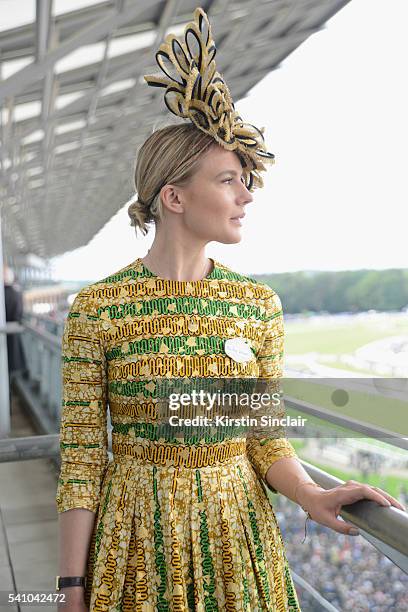 Amy Williams attends day 3 of Royal Ascot at Ascot Racecourse on June 16, 2016 in Ascot, England.