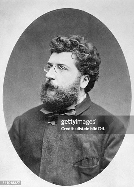Bizet, Georges*1838-1875+Komponist; F- Fotografie von Etienne Carjat