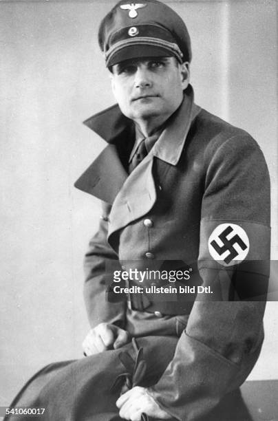 Hess, Rudolf - Politician, NSDAP, Germany *26.04.1894-+- Half length- Photographer: von Gudenberg- 1938Vintage property of ullstein bild