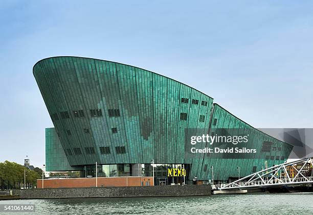 nemo science center museum in amsterdam - nemo stock pictures, royalty-free photos & images