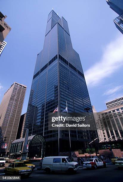 sears tower in chicago - willis tower 個照片及圖片檔