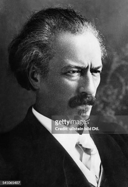 Paderewski, Ignacy *18.11.1860-+Pianist, Komponist, Politiker, Polen- Portrait- undatiert