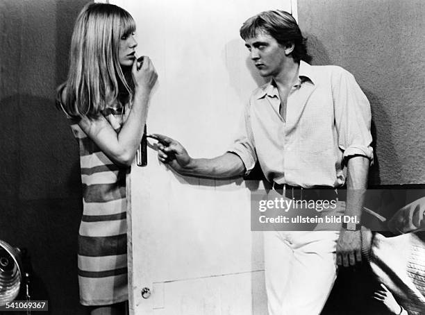 Countess Vera von Lehndorff, actress, model, Germany, with actor David Hemmings in 'Blowup' - 1966
