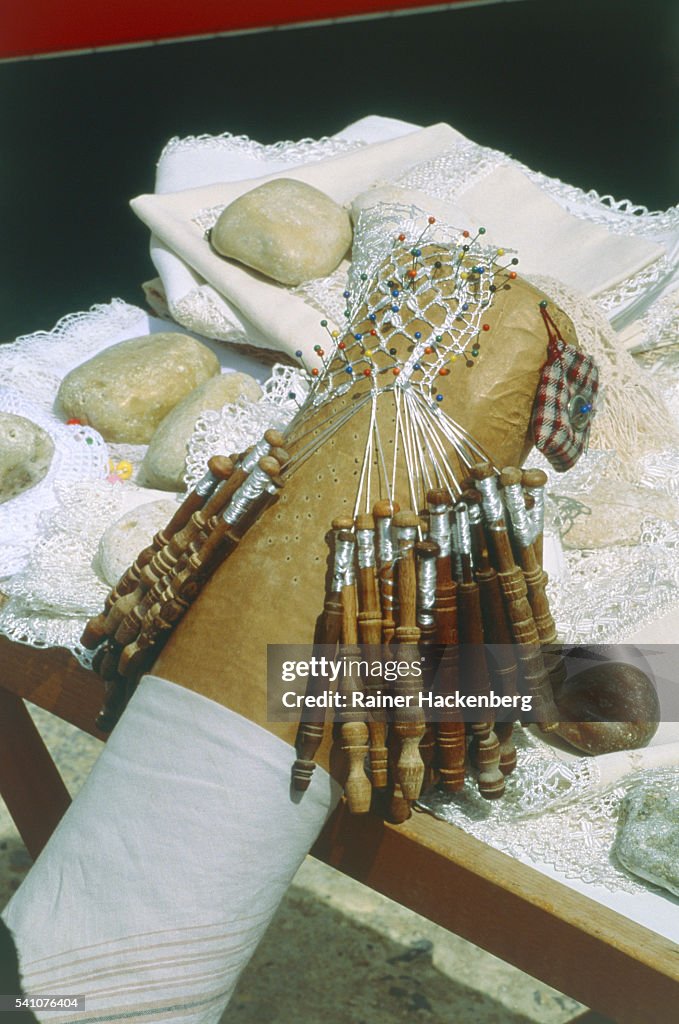 Lace-making on Gozo (Malta)