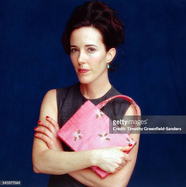 Fashion designer Kate Spade is photographed in March 1998 in New York City.