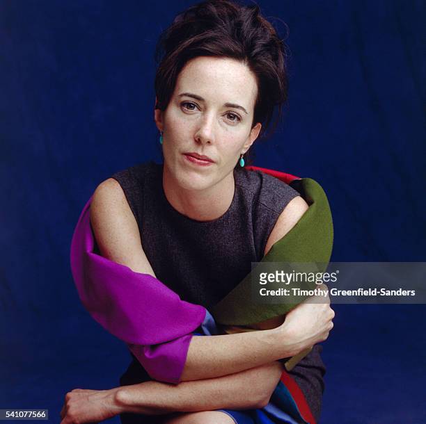 Fashion designer Kate Spade is photographed in March 1998 in New York City.