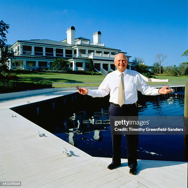 Tycoon Wayne Huizenga on Dock