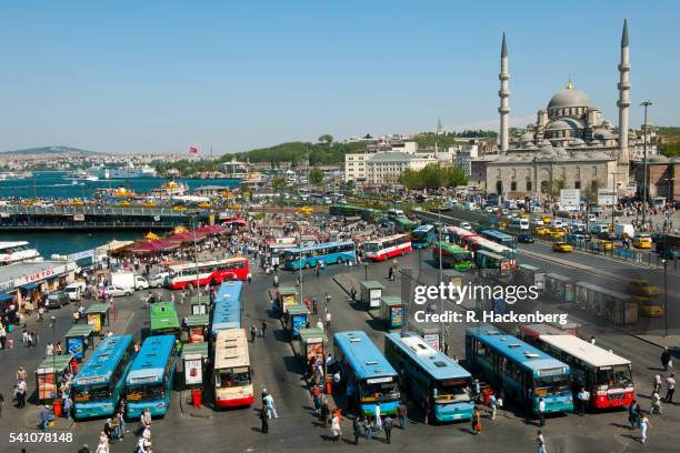eminönü bust station, istanbul, turkey - istanbul province stock pictures, royalty-free photos & images