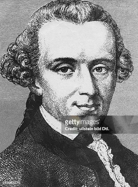 Kant, Immanuel *22.04.1724-12.02.1804+Philosoph, D- Portrait- undatiert