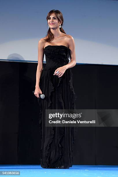 Rocio Munoz Morales attends Baume & Mercier Closing Night - 62 Taormina Film Fest on June 18, 2016 in Taormina, Italy.