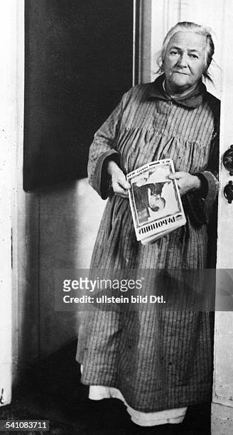 Clara Zetkin*05.07.1857-+sozialistische Politikerin, SPD/KPD, D- um 1924