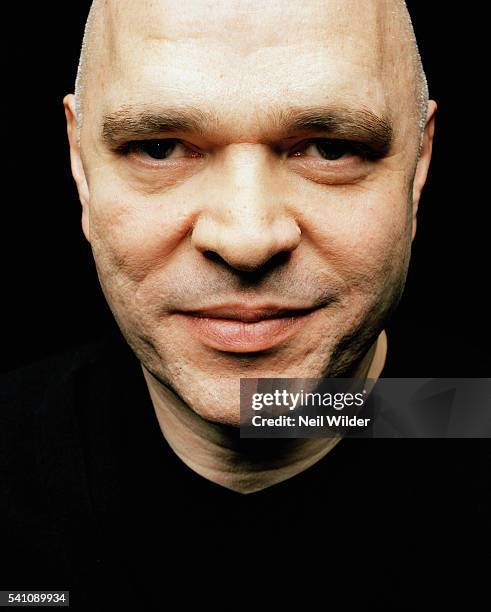 Actor Anthony Minghella poses for Newsweek International in January 2004 in Los Angeles, CA.