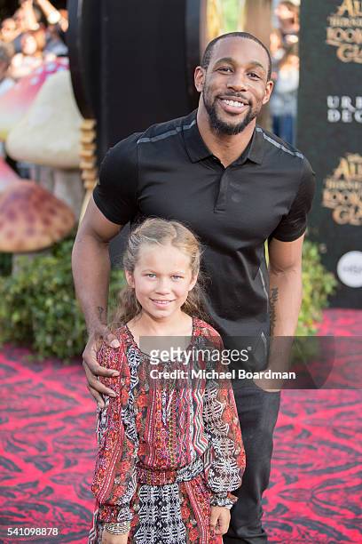 Dancer Stephen 'Twitch' Boss and Weslie Fowler attends the premiere of Disney's "Alice Through The Looking Glass" at the El Capitan Theatre on May...