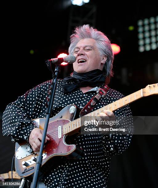 June 18: Marty Stuart performs during Muskogee G Fest 2016 at Hatbox Field on June 18, 2016 in Muskogee, Oklahoma.