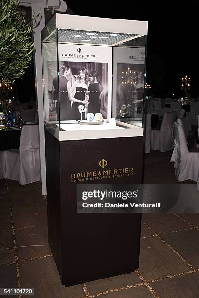 General view of the atmosphere at Baume & Mercier - 62 Taormina Film Fest Gala Dinner on June 18, 2016 in Taormina, Italy.