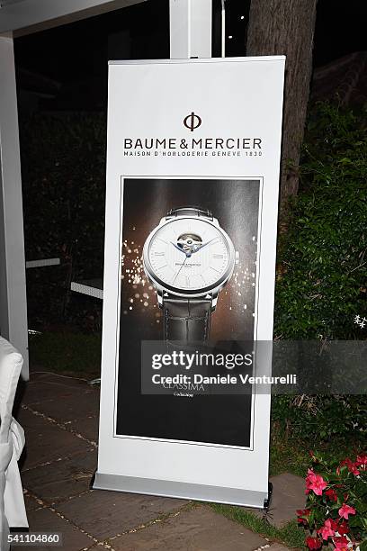 General view of the atmosphere at Baume & Mercier - 62 Taormina Film Fest Gala Dinner on June 18, 2016 in Taormina, Italy.