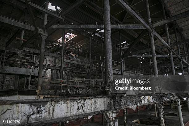 The Domino Sugar Factory Refinery Building As Renovations Continue ...