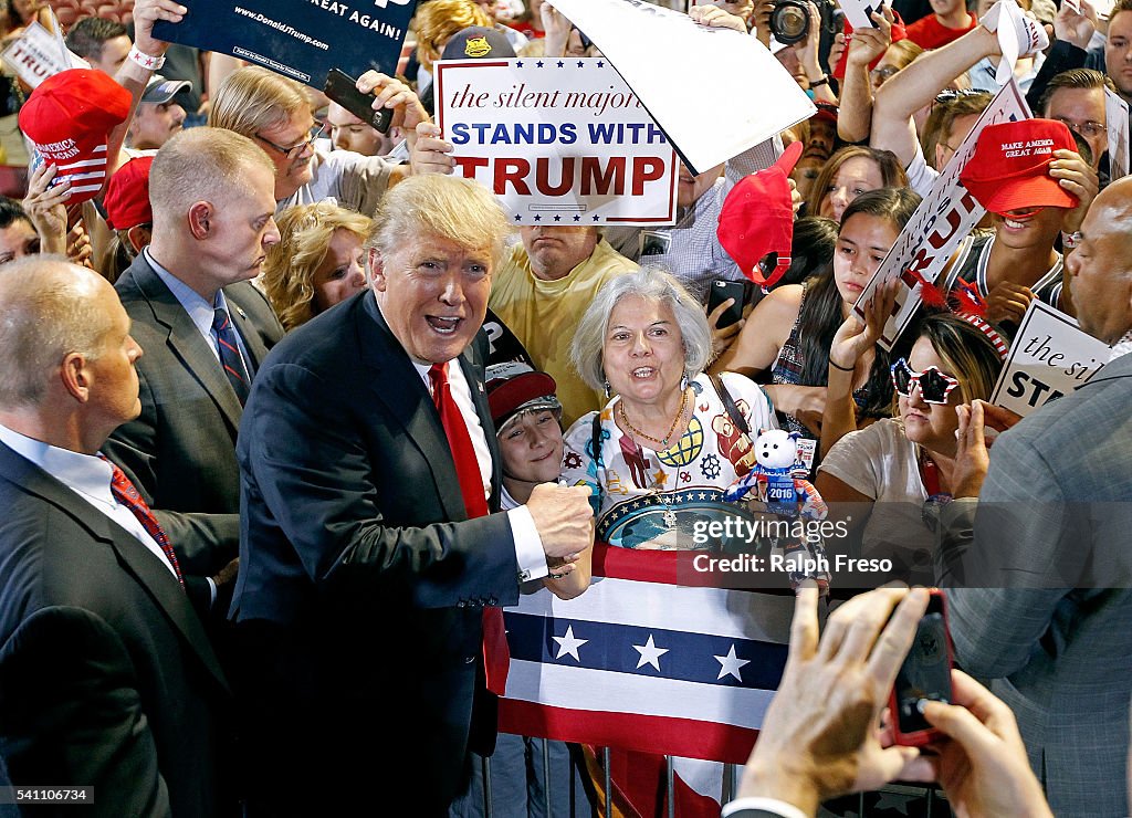 Donald Trump Holds Campaign Rally In Phoenix, Arizona
