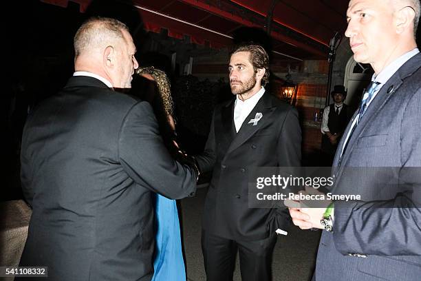 Jake Gyllenhaal at the Hamilton afterparty for the Tony Awards at Tavern on the Green in New York, NY on June 13, 2016.