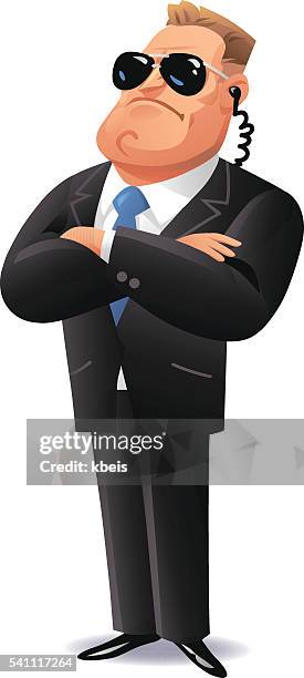 ilustrações de stock, clip art, desenhos animados e ícones de agente de serviço secreto - porteiro de hotel
