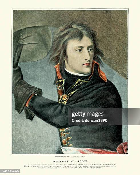ナポレオン 1 世の戦い arcole - 肖像画点のイラスト素材／クリップアート素材／マンガ素材／アイコン素材