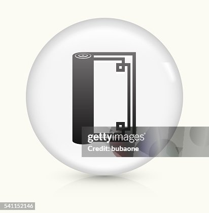 Carpet icon on white round vector button Carpet icon on white round vector button
