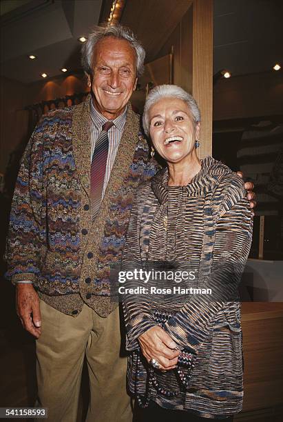 Ottavio and Rosita Missoni, USA, circa 1995.