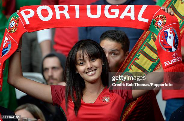 Portugal fan before the UEFA EURO 2016 Group F match between Portugal and Austria at Parc des Princes on June 18, 2016 in Paris, France. The match...