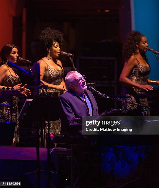 Donald Fagen of Steely Dan performs at the Hollywood Bowl Opening Night at the Hollywood Bowl on June 18, 2016 in Hollywood, California.