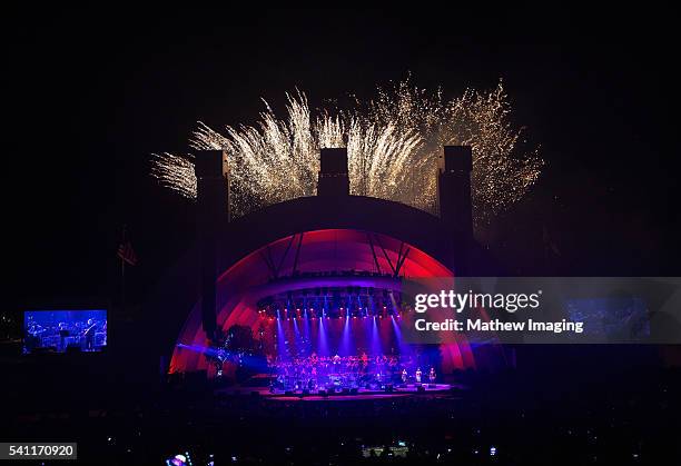 Steely Dan performs at the Hollywood Bowl Opening Night at the Hollywood Bowl on June 18, 2016 in Hollywood, California.