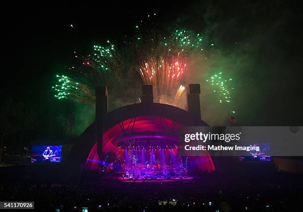 Steely Dan performs at the Hollywood Bowl Opening Night at the Hollywood Bowl on June 18, 2016 in Hollywood, California.