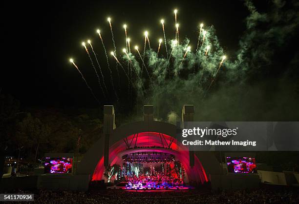 Steely Dan performs at the Hollywood Bowl Opening Night at the Hollywood Bowl on June 18, 2016 in Hollywood, California.
