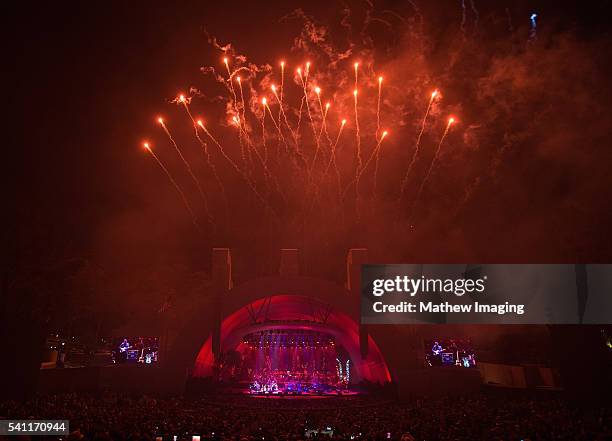 Steely Dan performs at the Hollywood Bowl Opening Night at the Hollywood Bowl on June 18, 2016 in Hollywood, California.