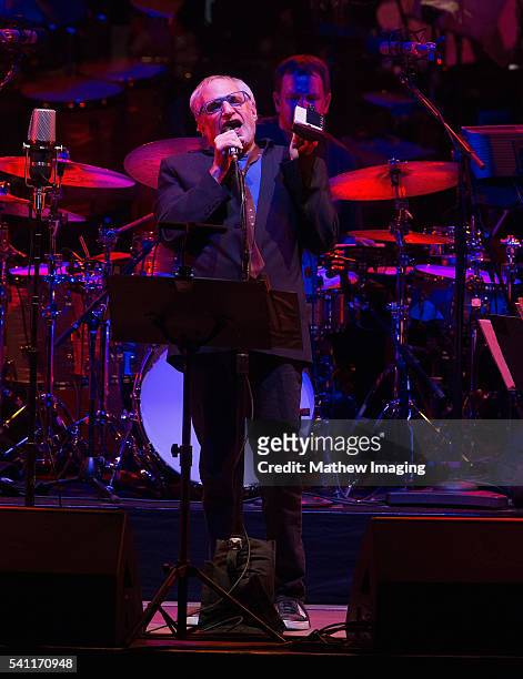 Donald Fagen of Steely Dan performs at the Hollywood Bowl Opening Night at the Hollywood Bowl on June 18, 2016 in Hollywood, California.