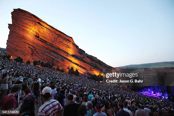 Atmosphere At Red Rocks Image 45 Odesza Performs At Red Rocks Amphitheatre Stock Photos, High-Res ...