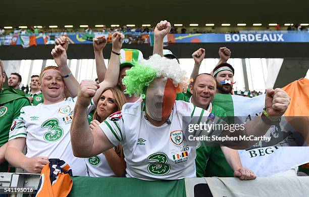 Bordeaux , France - 18 June 2016; Republic of Ireland supporter Patrick Hegarty, from Blanchardstown, Dublin, during the UEFA Euro 2016 Group E match...