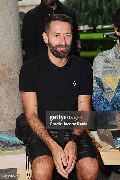 Marcelo Burlon attends the Missoni show during Milan Men's Fashion Week SS17 on June 19, 2016 in Milan, Italy.