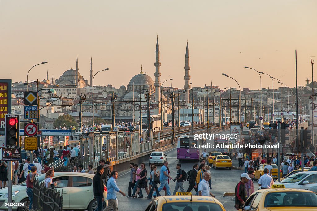Galata bridge and New Mosque