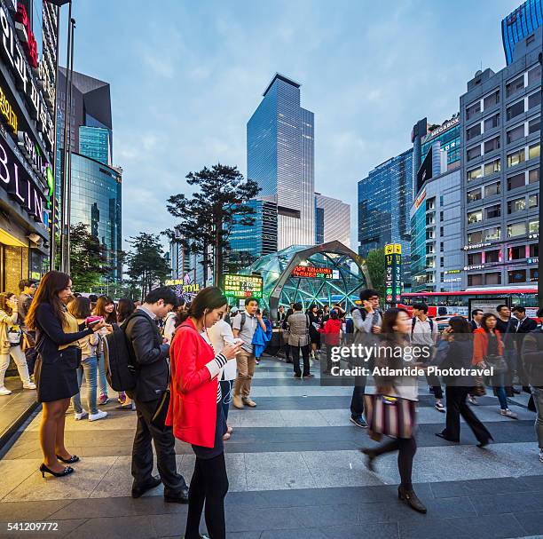 Gangnam Station Photos and Premium High Res Pictures Getty Images