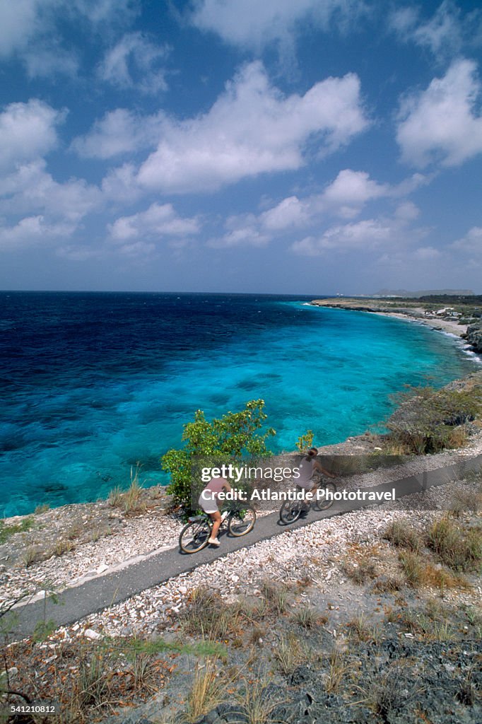 Mountain Biking on Northwest Coast of Bonaire
