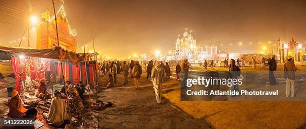 maha kumbh mela 2013 - allahabad city stock pictures, royalty-free photos & images