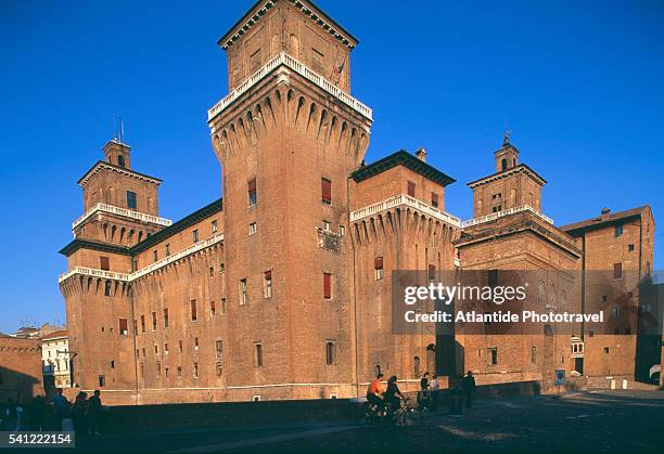 castello estense - ferrara 個照片及圖片檔