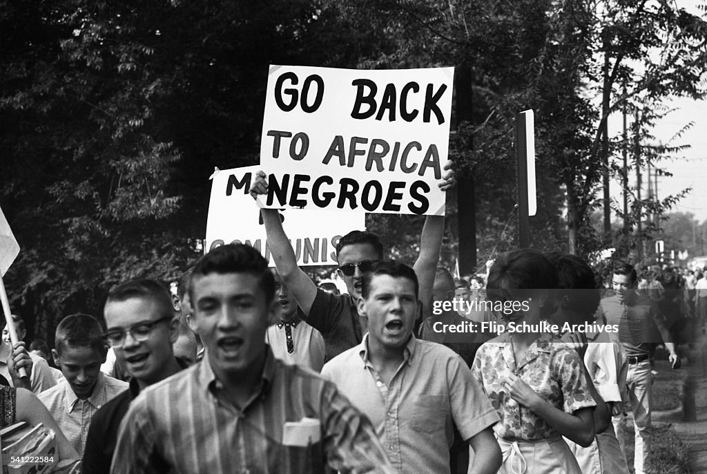 Alabama Protest Against Desegregation