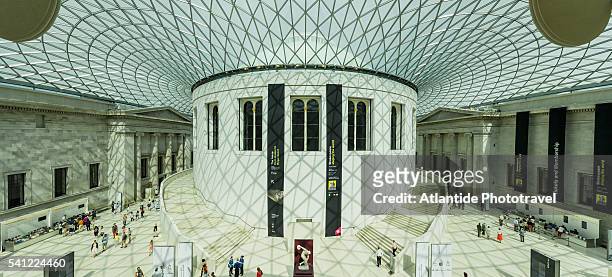the great court in british museum - bloomsbury london - fotografias e filmes do acervo
