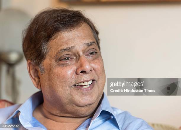 Bollywood Director David Dhawan during an exclusive interview with Hindustan Times for Father's Day special at his home in Juhu, on June 11, 2016 in...