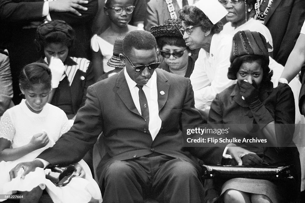 Medgar Evers Family at Funeral