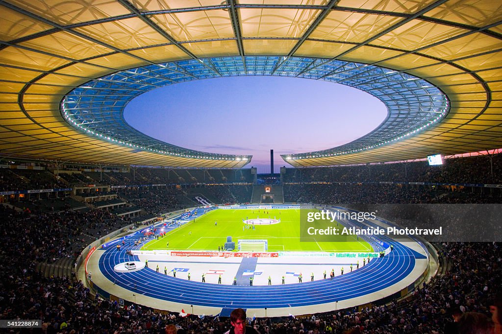 Soccer Game at Olympic Stadium