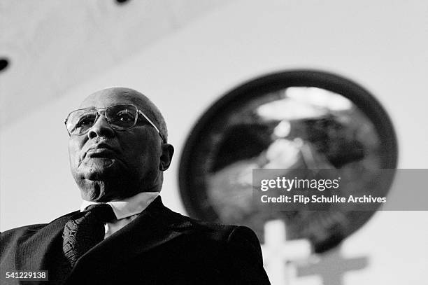 Martin Luther King Sr. Attends a memorial service for his son at Ebenezer Baptist Church where both served as pastor.