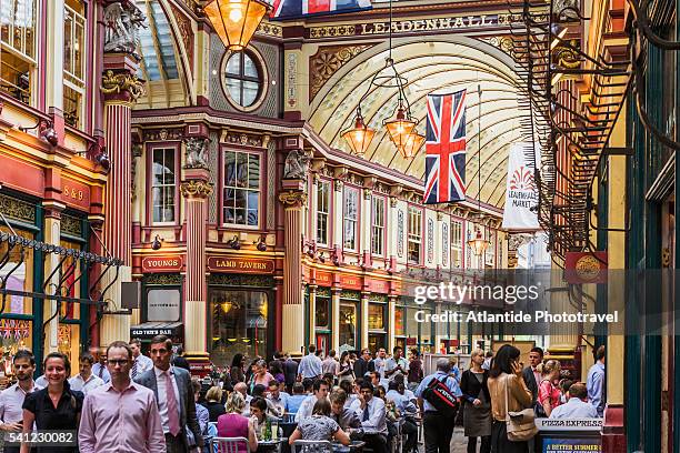 leadenhall market - leadenhall market stock pictures, royalty-free photos & images